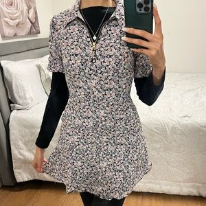 Floral mini dress